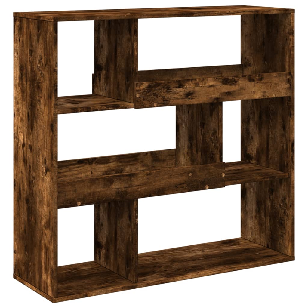 Book Cabinet/Room Divider Smoked Oak 100x33x94,5 cm
