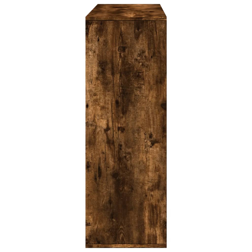 Book Cabinet/Room Divider Smoked Oak 100x33x94,5 cm