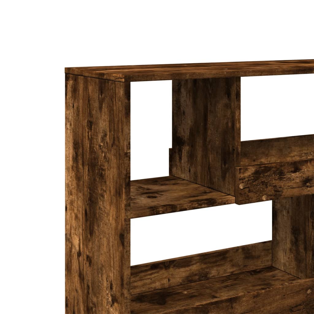 Book Cabinet/Room Divider Smoked Oak 100x33x94,5 cm