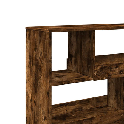 Book Cabinet/Room Divider Smoked Oak 100x33x94,5 cm