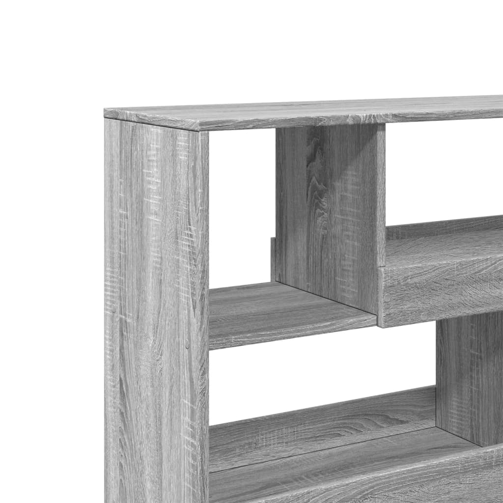 Book Cabinet/Room Divider Grey Sonoma 100x33x94,5 cm