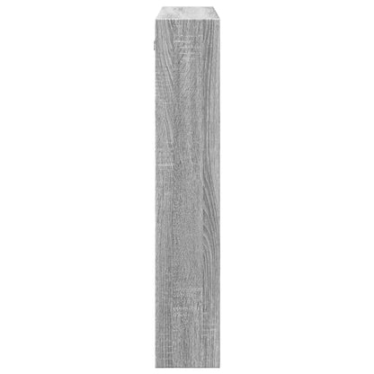 Wall Cabinet Grey Sonoma 80x15x80 cm Engineered Wood