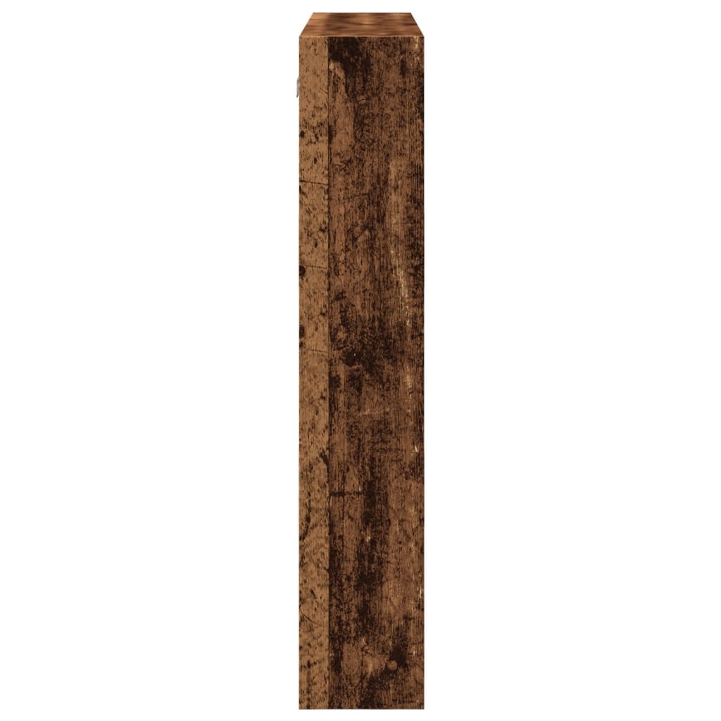 Wall Cabinet Old Wood 80x15x80 cm Engineered Wood