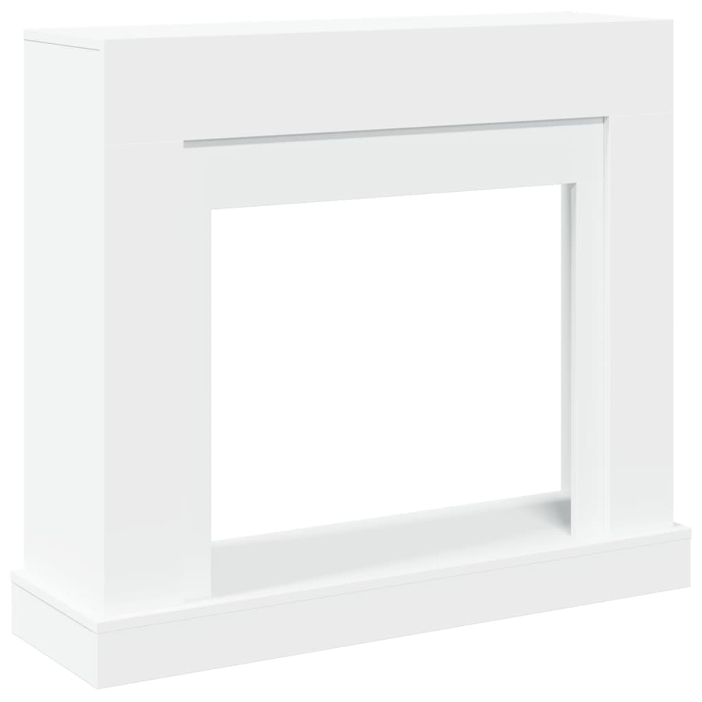 Fireplace Surround White 100x30x87.5 cm Engineered Wood