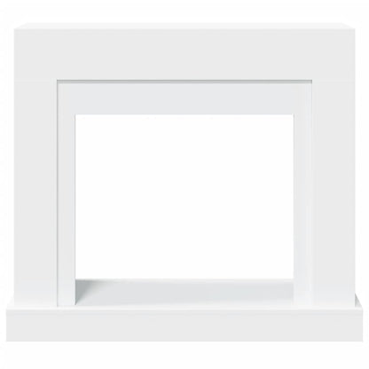 Fireplace Surround White 100x30x87.5 cm Engineered Wood