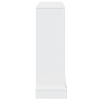 Fireplace Surround White 100x30x87.5 cm Engineered Wood
