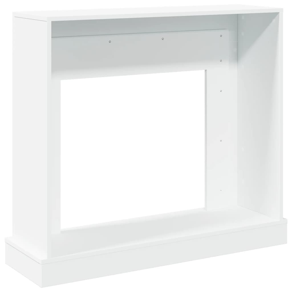 Fireplace Surround White 100x30x87.5 cm Engineered Wood