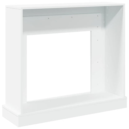 Fireplace Surround White 100x30x87.5 cm Engineered Wood