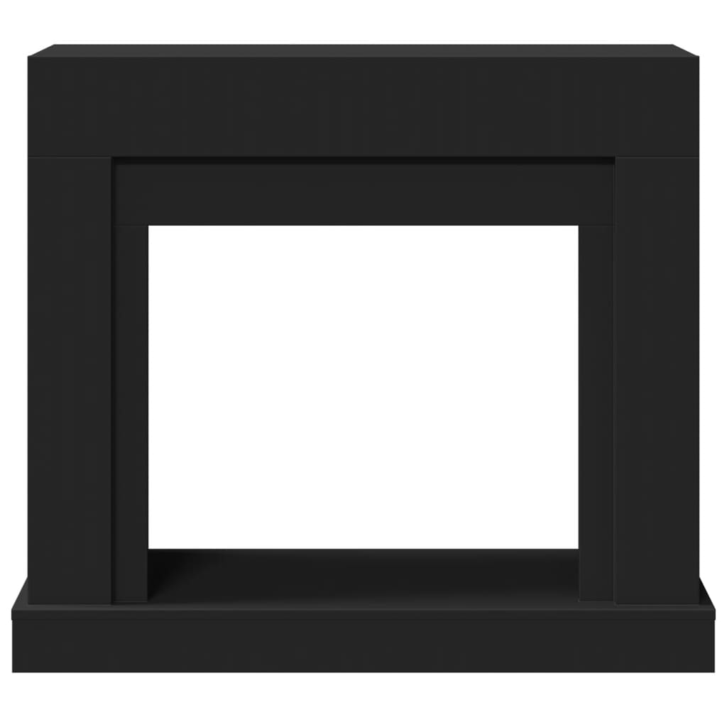 Fireplace Surround Black 100x30x87.5 cm Engineered Wood