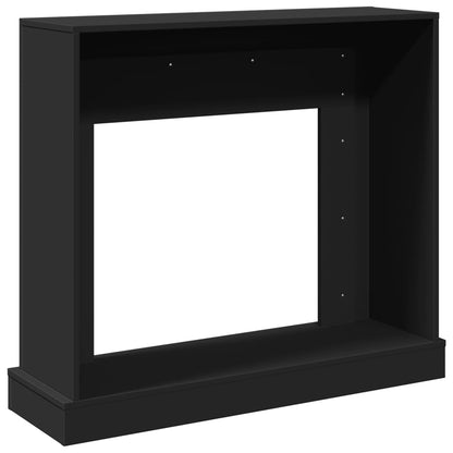 Fireplace Surround Black 100x30x87.5 cm Engineered Wood