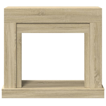 Fireplace Surround Sonoma Oak 100x30x87.5 cm Engineered Wood