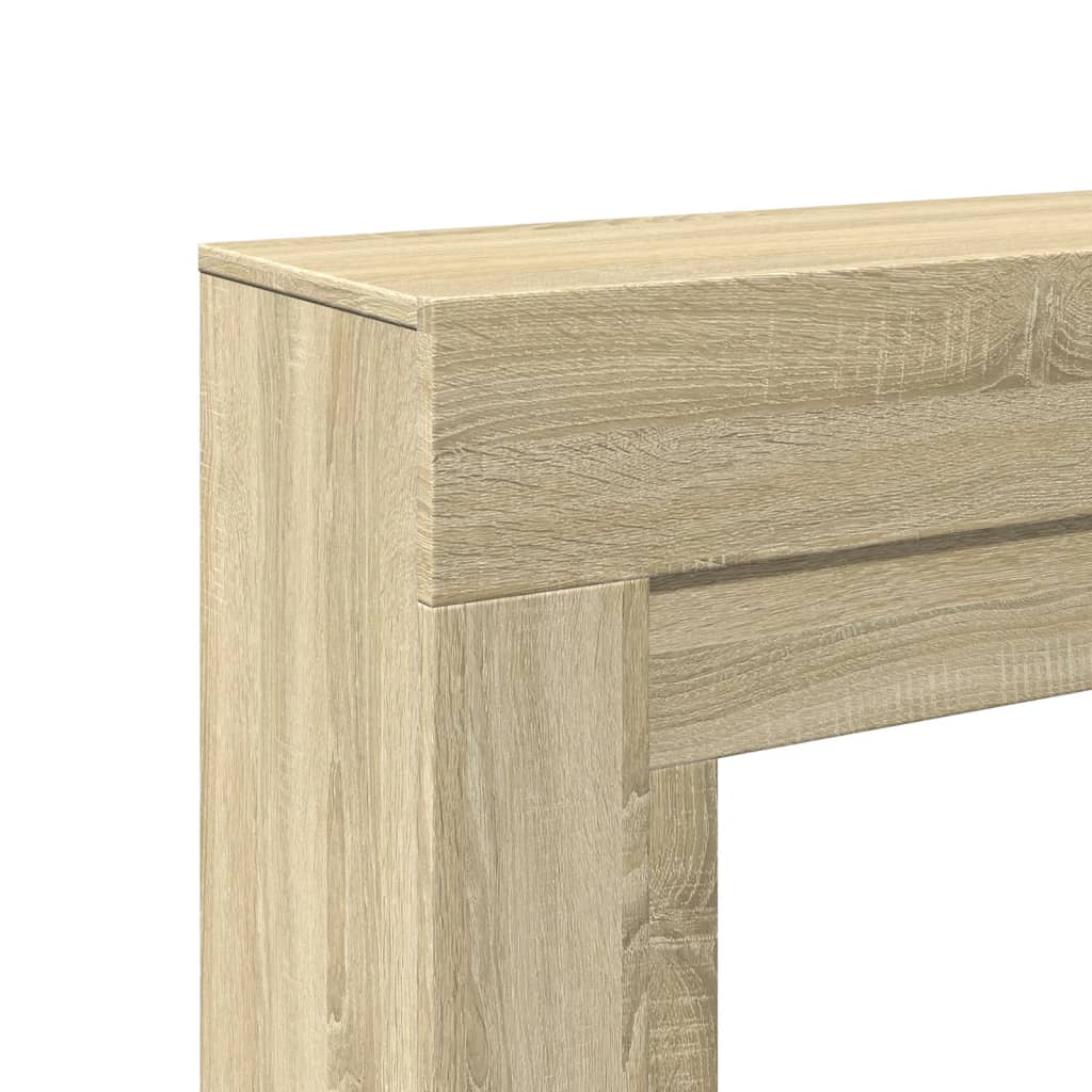 Fireplace Surround Sonoma Oak 100x30x87.5 cm Engineered Wood