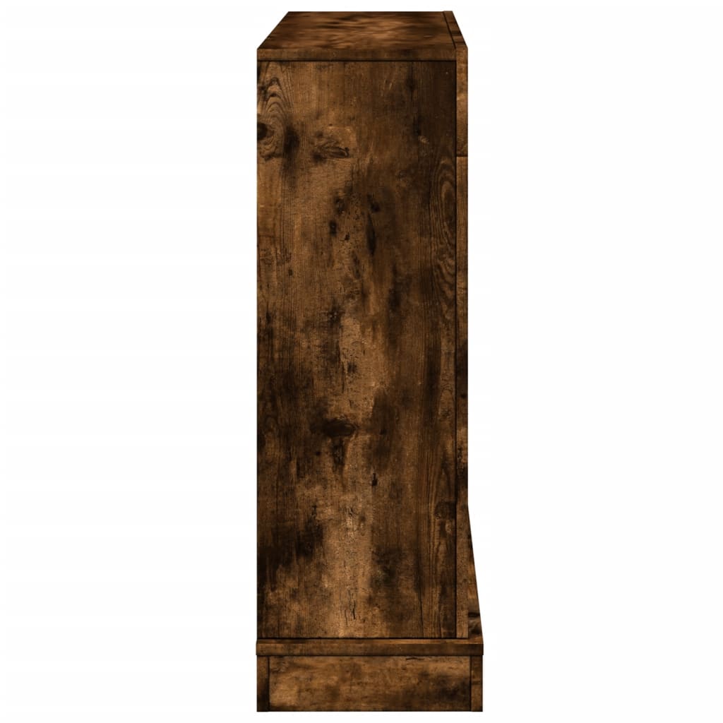 Fireplace Surround Smoked Oak 100x30x87.5 cm Engineered Wood