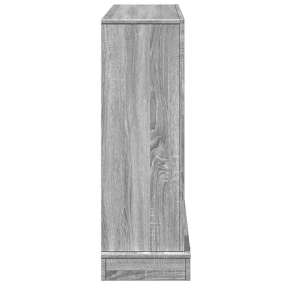 Fireplace Surround Grey Sonoma 100x30x87.5 cm Engineered Wood