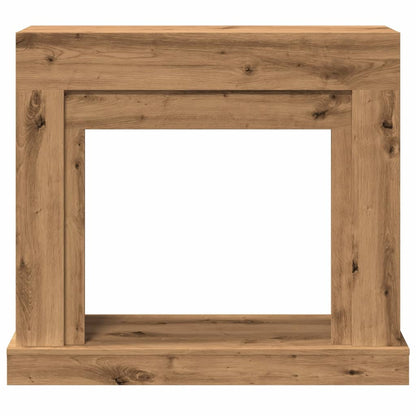 Fireplace Surround Artisan Oak 100x30x87.5 cm Engineered Wood
