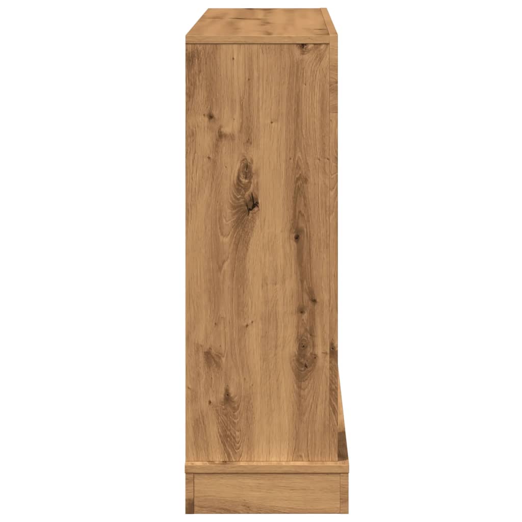 Fireplace Surround Artisan Oak 100x30x87.5 cm Engineered Wood