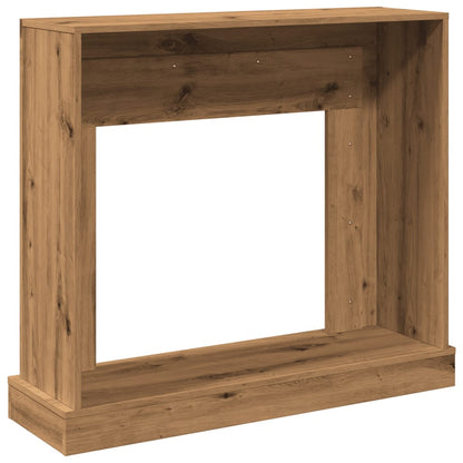 Fireplace Surround Artisan Oak 100x30x87.5 cm Engineered Wood
