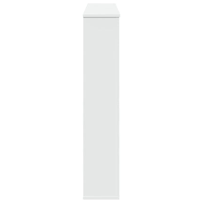Fireplace Surround White 100x20x100 cm Engineered Wood
