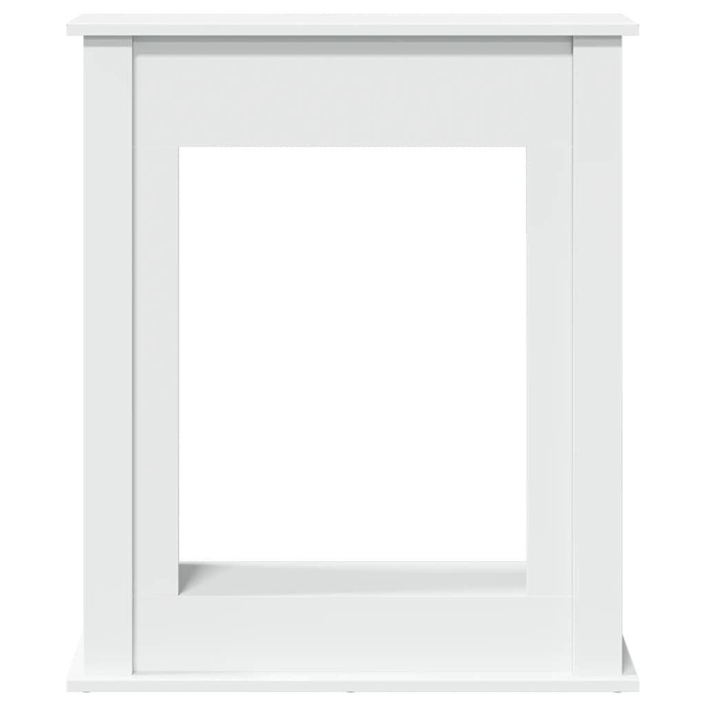 Fireplace Surround White 75x20x87.5 cm Engineered Wood