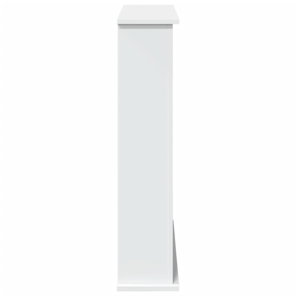 Fireplace Surround White 75x20x87.5 cm Engineered Wood