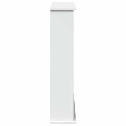 Fireplace Surround White 75x20x87.5 cm Engineered Wood