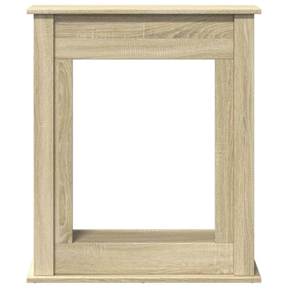 Fireplace Surround Sonoma Oak 75x20x87.5 cm Engineered Wood