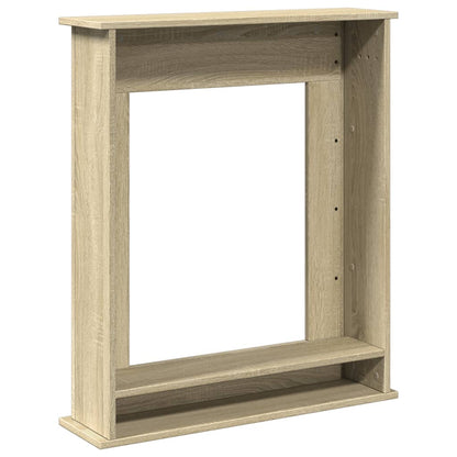 Fireplace Surround Sonoma Oak 75x20x87.5 cm Engineered Wood