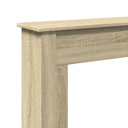 Fireplace Surround Sonoma Oak 75x20x87.5 cm Engineered Wood