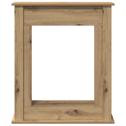Fireplace Surround Artisan Oak 75x20x87.5 cm Engineered Wood