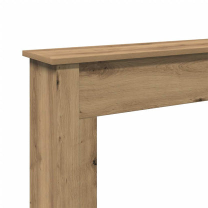 Fireplace Surround Artisan Oak 75x20x87.5 cm Engineered Wood