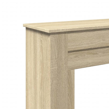 Fireplace Surround Sonoma Oak 90x30x90 cm Engineered Wood