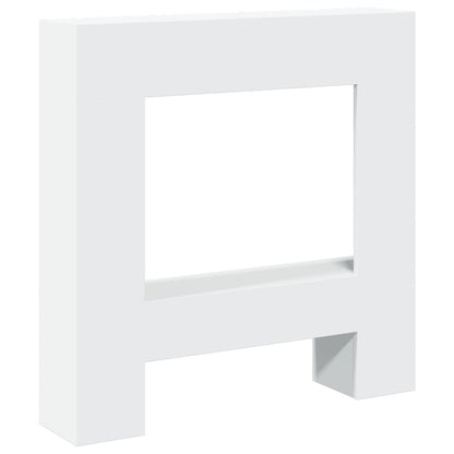 Fireplace Surround White 81x18x82 cm Engineered Wood