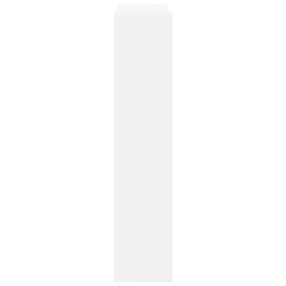 Fireplace Surround White 81x18x82 cm Engineered Wood