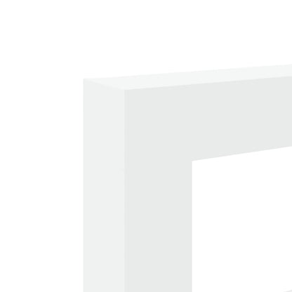 Fireplace Surround White 81x18x82 cm Engineered Wood