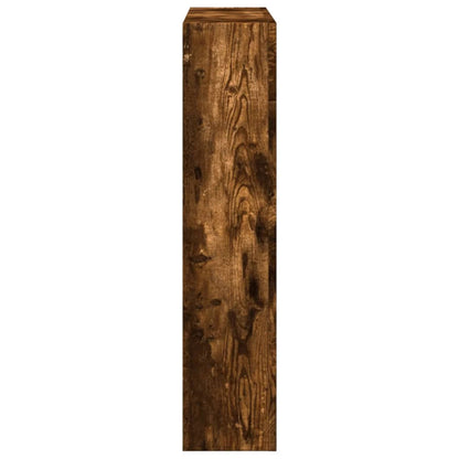 Fireplace Surround Smoked Oak 81x18x82 cm Engineered Wood