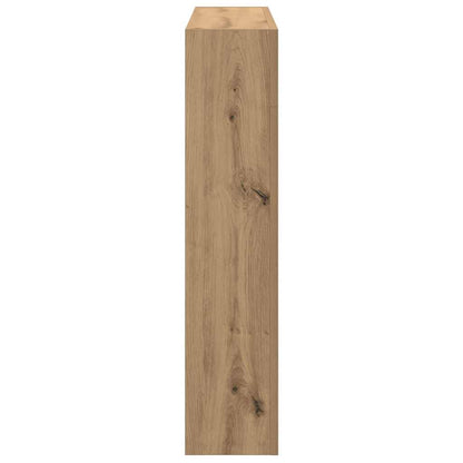 Fireplace Surround Artisan Oak 81x18x82 cm Engineered Wood