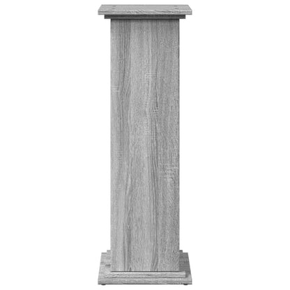 Display Stand with Storage Grey Sonoma 31x30x90 cm Engineered Wood
