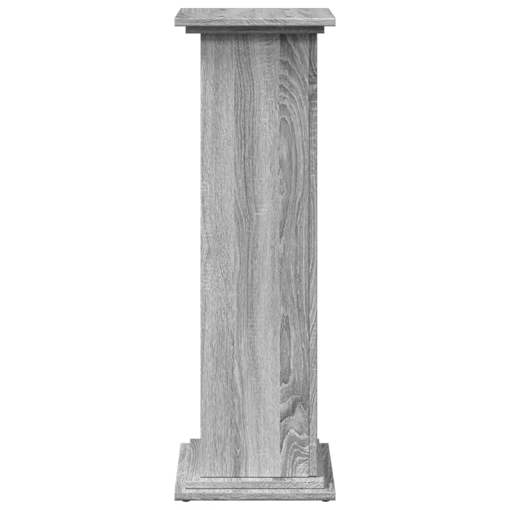 Display Stand with Storage Grey Sonoma 31x30x90 cm Engineered Wood