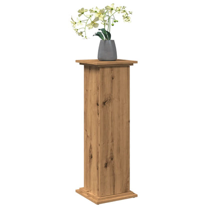 Display Stand with Storage Artisan Oak 31x30x90 cm Engineered Wood