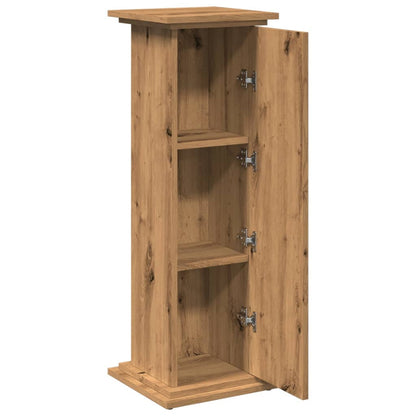Display Stand with Storage Artisan Oak 31x30x90 cm Engineered Wood