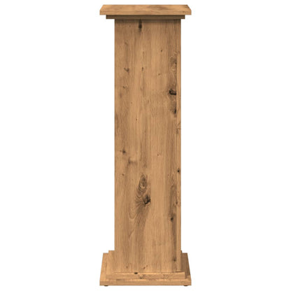 Display Stand with Storage Artisan Oak 31x30x90 cm Engineered Wood