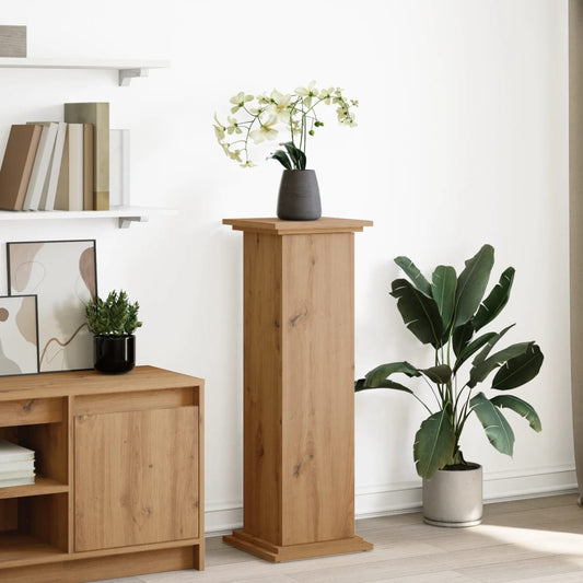 Display St& with Storage Artisan Oak 31x30x90 cm