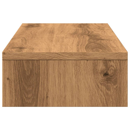 Monitor Stand Adjustable Artisan Oak 60x24x10.5 cm Engineered Wood