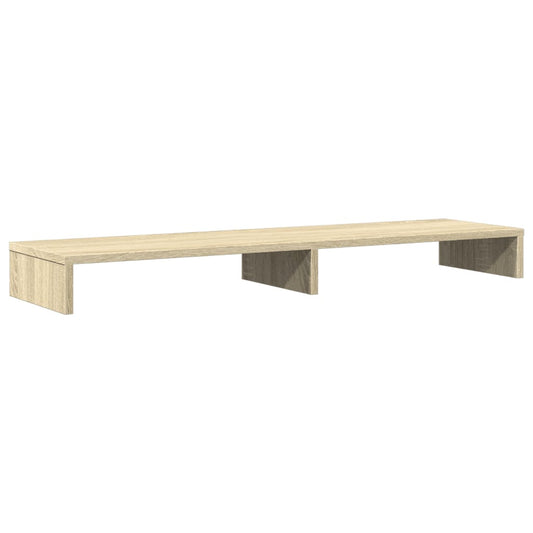 Monitor Stand Sonoma Oak 100x27x10 cm Engineered Wood