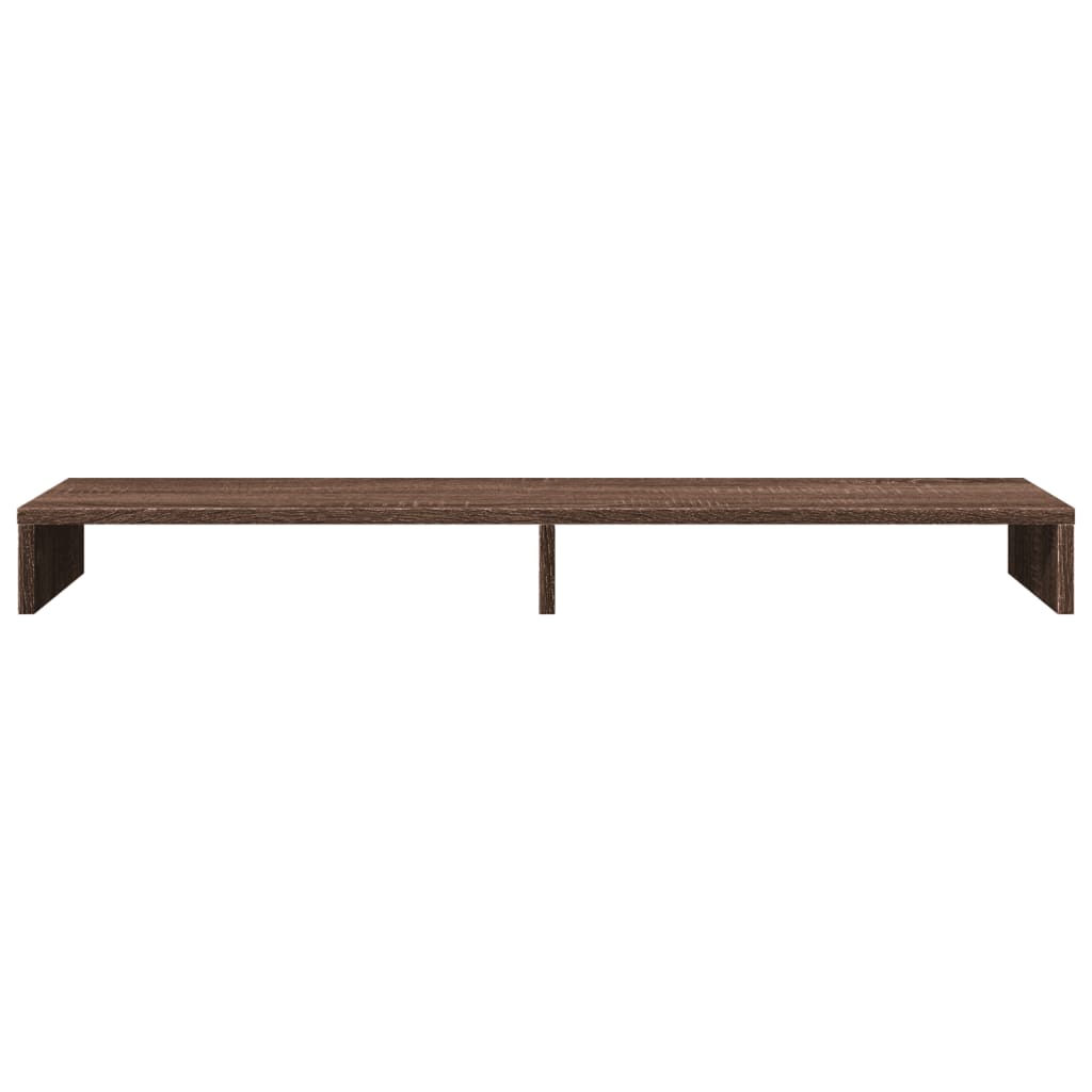 Monitor Stand Brown Oak 100x27x10 cm Engineered Wood