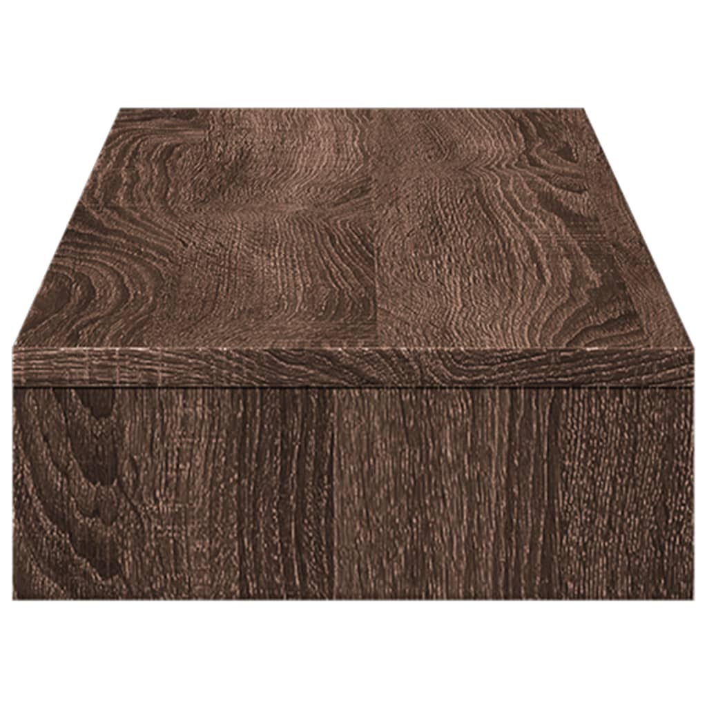 Monitor Stand Brown Oak 100x27x10 cm Engineered Wood