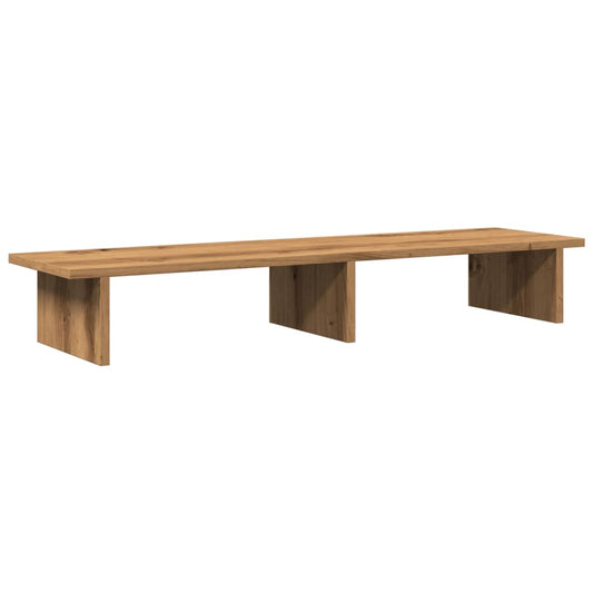 Monitor Stand Artisian Oak 100x27x15 cm Engineered Wood