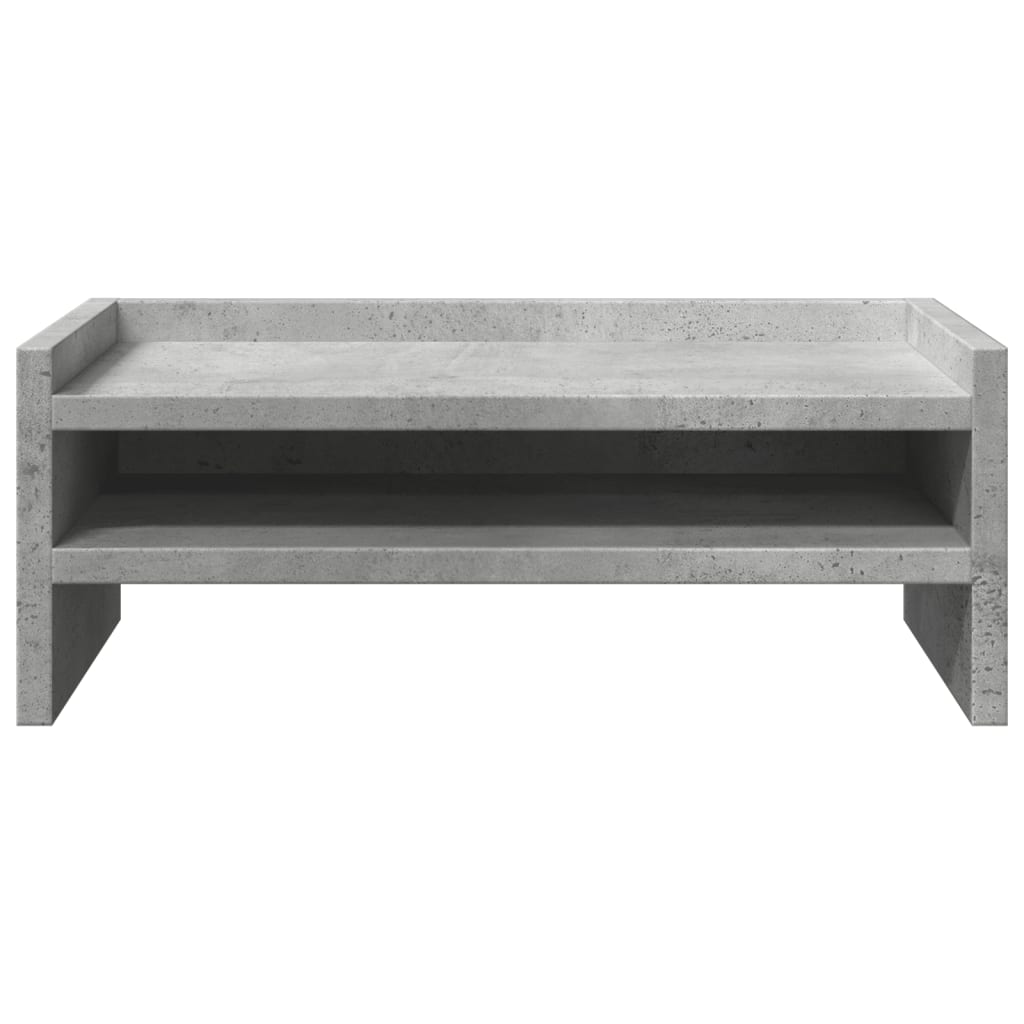 Monitor Stand Concrete Grey 42x24x16 cm Engineered Wood