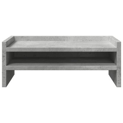 Monitor Stand Concrete Grey 42x24x16 cm Engineered Wood