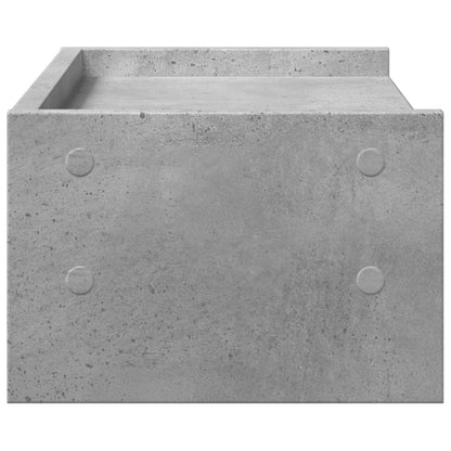 Monitor Stand Concrete Grey 42x24x16 cm Engineered Wood